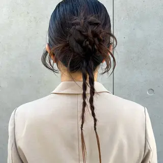 ロング ヘアセット/透明感 カラー/MIHO♡のヘアスタイル