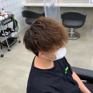 ショート パーマ メンズ メンズパーマ特化 TAIGAのヘアスタイル