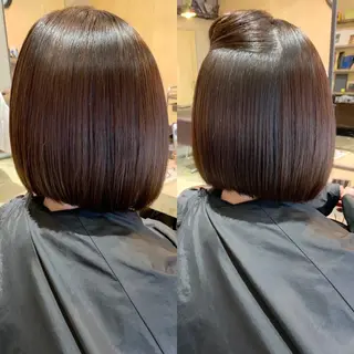 ショート 縮毛矯正 特化アツシのヘアスタイル