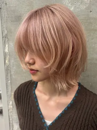 ショート カラー 艶カラー/カラー モデル募集中/シンヤのヘアスタイル
