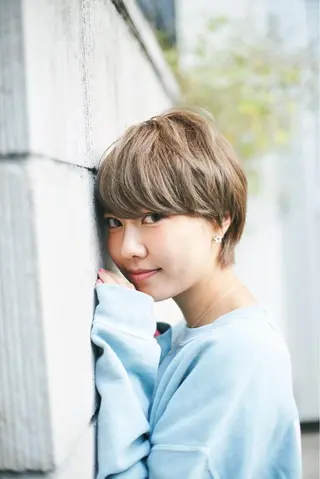 ショート カラー *くせ毛に特化* 【yun】のヘアスタイル