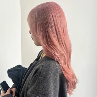 ロング カラー ブリーチ×似合わせハ イトーン🍎ののかのヘアスタイル
