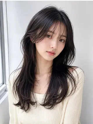 セミロング 片山 輝のヘアスタイル