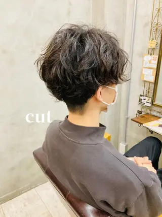 メンズ アイブロウ カット スパのヘアスタイル
