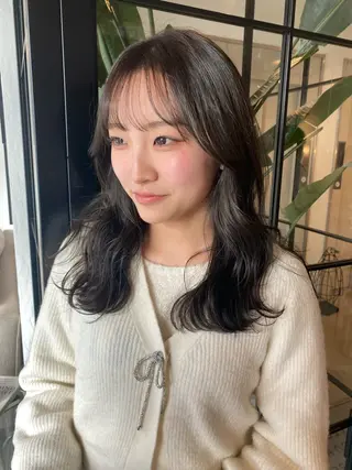 ロング カラー LUVISM新潟🎀 透明感カラー/ミユのヘアスタイル
