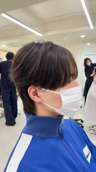メンズ 横浜/メンズカット 曲がる縮毛矯正のヘアスタイル