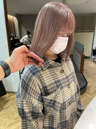 セミロング 塚本 征也のヘアスタイル