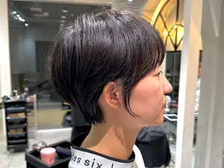 ショート 縮毛矯正/レイヤー taiga🧡のヘアスタイル