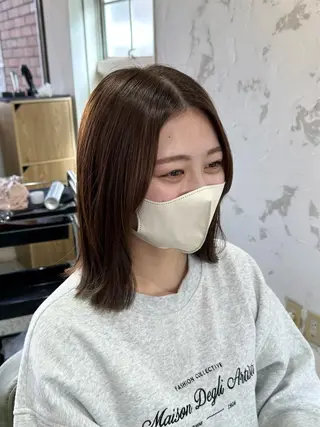カラー 加藤 優花のヘアスタイル