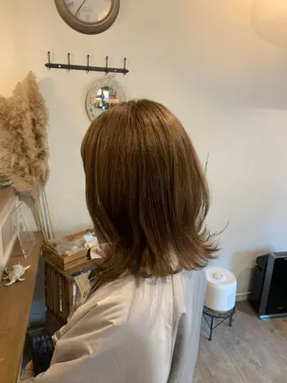 ミディアム 𝑯𝑨𝑹𝑬 🧦𝑨𝑶𝑰のヘアスタイル