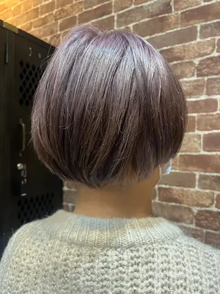 ミディアム カラー パーマ ヘアアレンジ メンズ キッズ ネイル マツエク・マツパ アイブロウ 久木原 ゆりのヘアスタイル