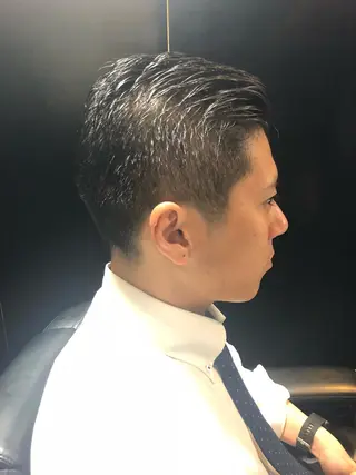 ショート パーマ メンズ 木村 りきのヘアスタイル