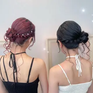 ロング ヘアアレンジ yuuka/ヘア セット/メンズ/横浜のヘアスタイル