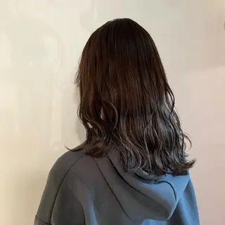 ミディアム カラー パーマ ヘアアレンジ sumina すみなのヘアスタイル