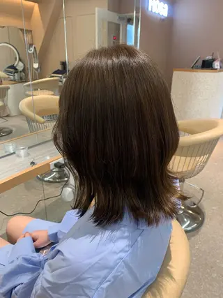 ミディアム カラー 💖クボ モモ💖のヘアスタイル
