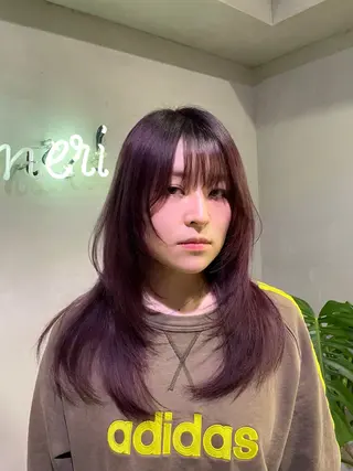 ロング カラー 新宿/透明感カラー/ 髪質改善/桜良のヘアスタイル