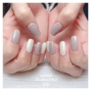 ミディアム ネイル 🐾enen style 🐾のネイルデザイン