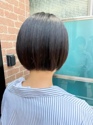 ミディアム カラー パーマ ヘアアレンジ メンズ キッズ ネイル マツエク・マツパ アイブロウ 久木原 ゆりのヘアスタイル