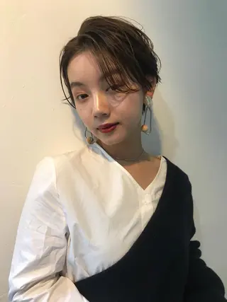 ショート 💓パーマ，💗 レイヤーカットのヘアスタイル