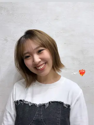 ショート picasso yume/ボブカットのヘアスタイル