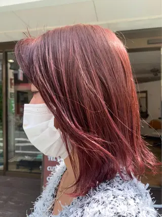 カラー 松島 怜緒奈のヘアスタイル