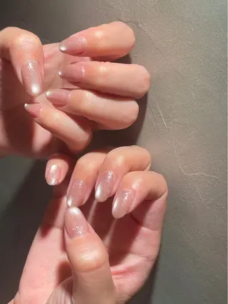 ネイル Rika🌼 シンプル•マグネットのネイルデザイン