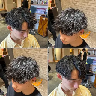 パーマ メンズ メンズパーマ特化 望月謙二郎のヘアスタイル