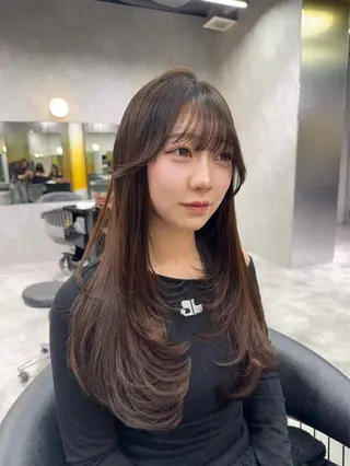 ロング 🦋韓国ヘア /Kotoko🦋のヘアスタイル