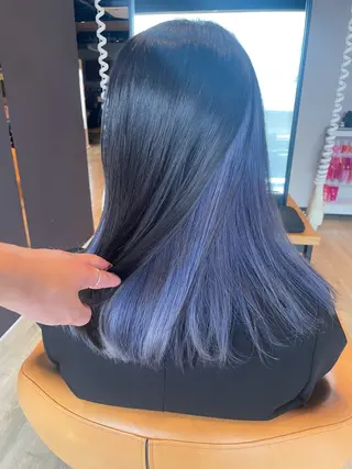 セミロング カラー 髪質改善/ブリーチ 田代 龍我のヘアスタイル