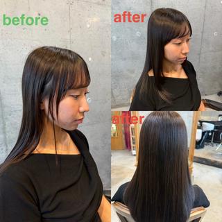 セミロング カラー ヘアアレンジ 🍀Ryosuke 🍀のヘアスタイル