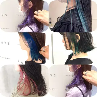 ミディアム カラー レイズ 立川のヘアスタイル
