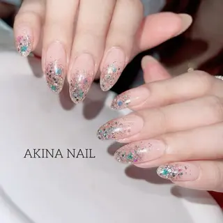 セミロング Akina Nail 亀戸のネイルデザイン