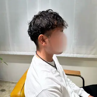 パーマ メンズ 大津 寧々のヘアスタイル