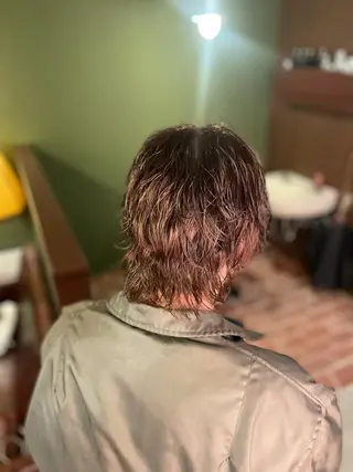 ミディアム カラー パーマ PATH-hair. storeのヘアスタイル