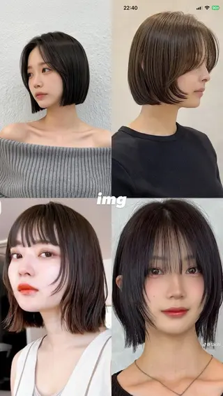 ミディアム anon Loemのヘアスタイル