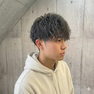 パーマ メンズ 🌀メンズパーマ🌀 カット💇こうせいのヘアスタイル