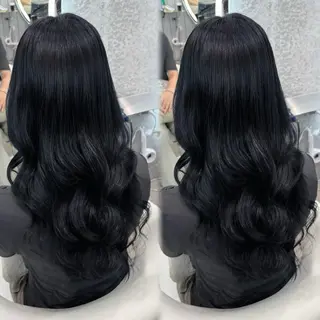 ロング カラー ヘアアレンジ 大宮縮毛矯正🩵 レイヤー 佐藤和のヘアスタイル