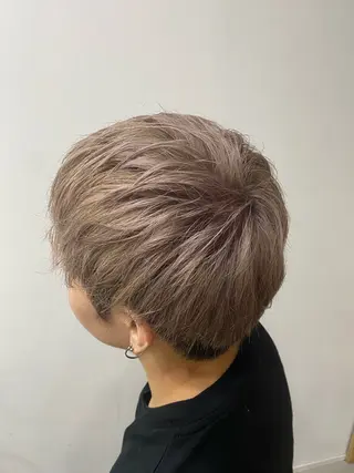 カラー メンズ 海琉/ハイトーン/ 透明感カラー💛のヘアスタイル