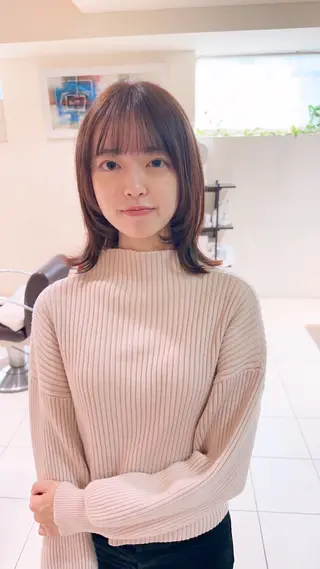 ミディアム 永野 良一のヘアスタイル