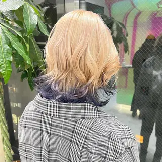 ショート カラー パーマ ヘアアレンジ メンズ キッズ ネイル マツエク・マツパ アイブロウ KANAMI 🌏のヘアスタイル
