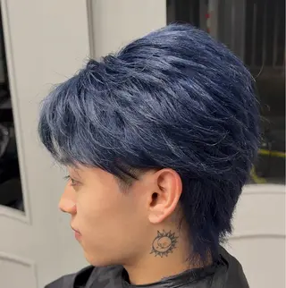 カラー メンズ 長谷川 慈英のヘアスタイル