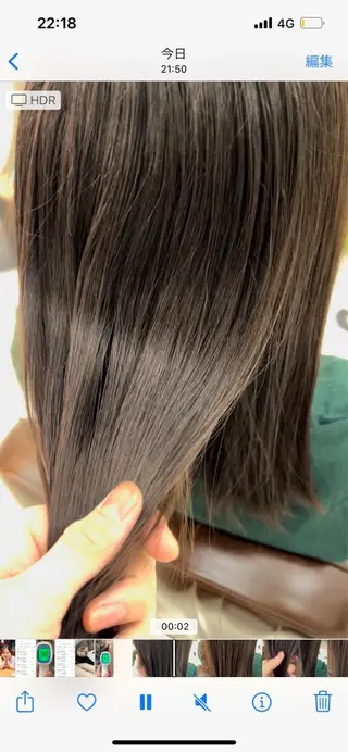 ロング 野崎 海翔のヘアスタイル