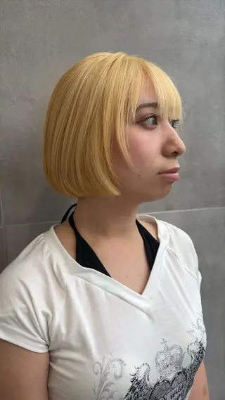 ショート カラー hana/海外風ヘア /レイヤーカット🪐のヘアスタイル