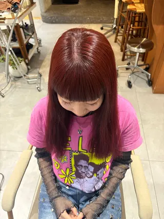セミロング 相宮 優羽のヘアスタイル