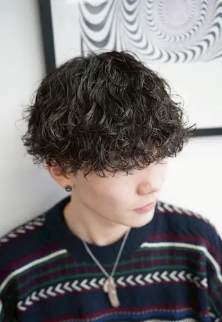 パーマ メンズ 🌼波巻き/シャドー /酒井香奈🌼のヘアスタイル