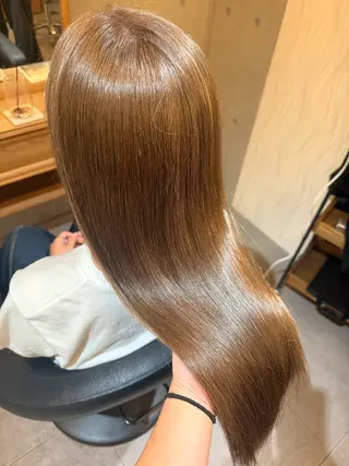 ロング カラー RINA .のヘアスタイル