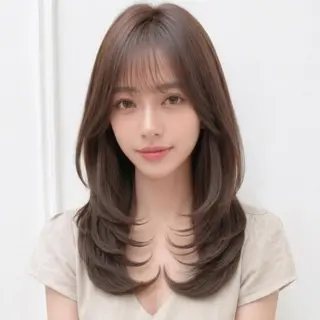 ロング 松山彩香💎艶髪💎 ロング/透明感カラーのヘアスタイル