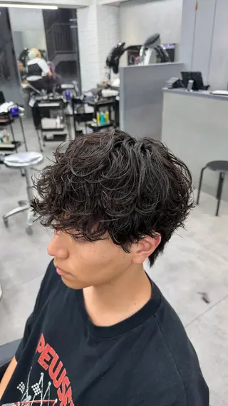 パーマ メンズ 【OVARL】メンズ パーマ/さかしょーのヘアスタイル
