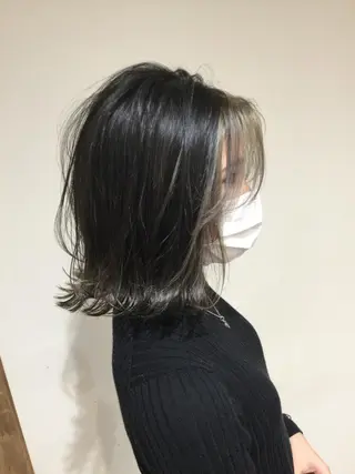 ショート カラー 髪質改善カラー韓国風 レイヤーtudaのヘアスタイル