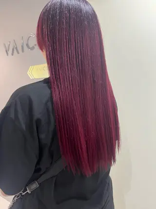 ロング 🐩透明感ミルクティ ーピンクニイナ🐩のヘアスタイル